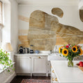 Metallic Texture Tall II Mural Wallpaper - room preview 02