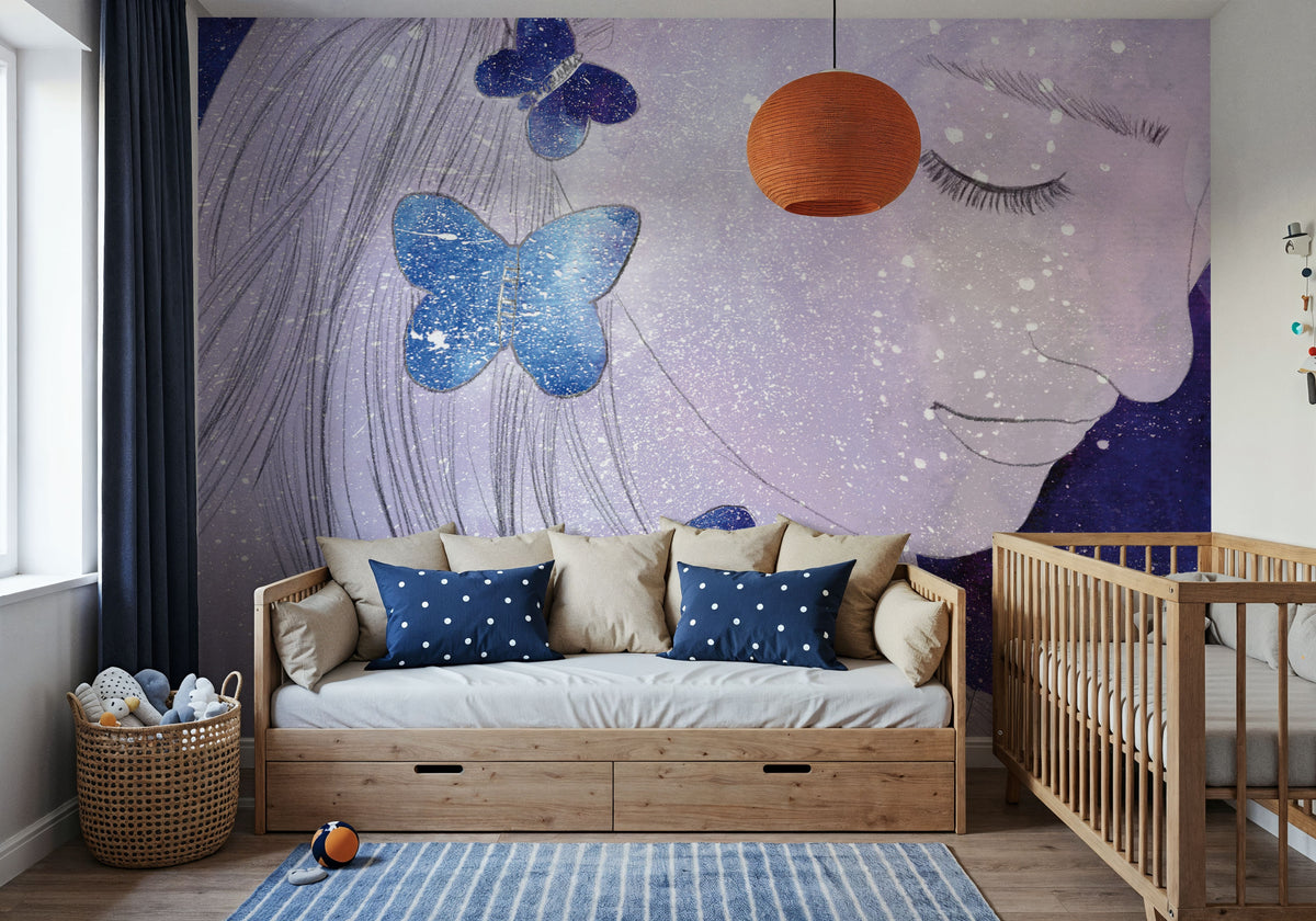 Mystical Woman II Mural Wallpaper - room preview 02