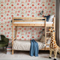 Paradise Flowers Mural Wallpaper - room preview 02