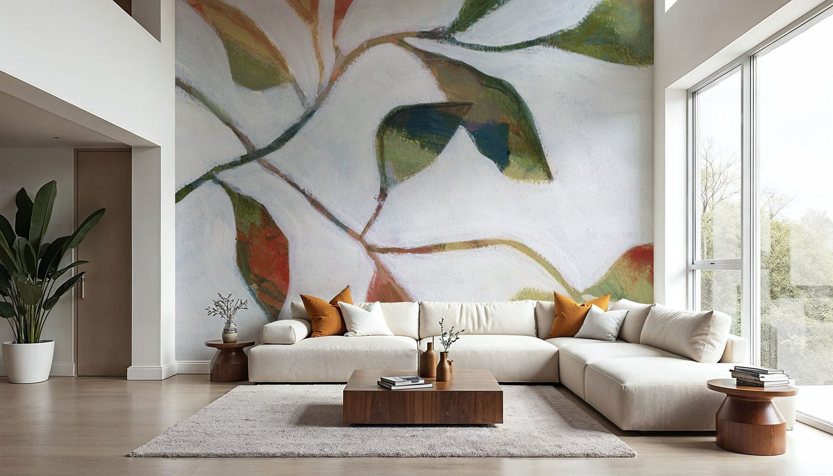 Plant Care II Rust Mural Wallpaper - room preview 02