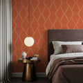 Harvest Time Orange Mural Wallpaper - room preview 02