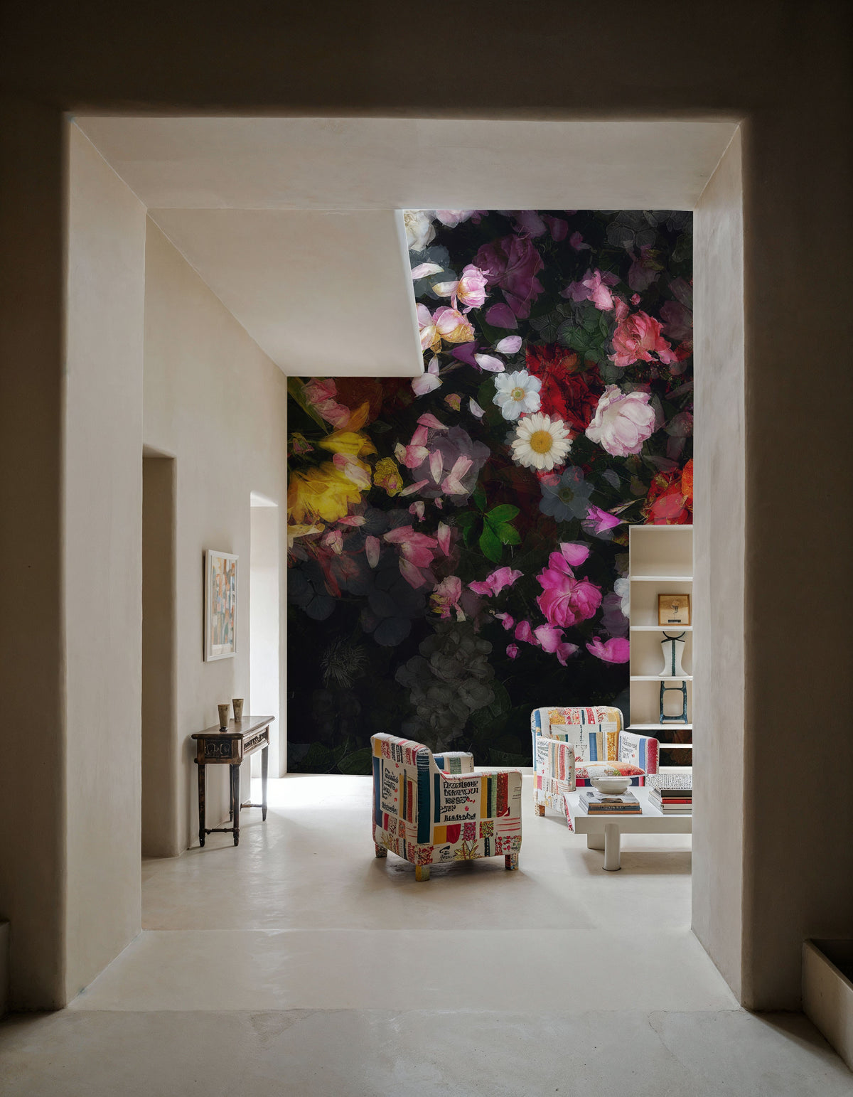 Trail of Dreams Black Mural Wallpaper - room preview 02
