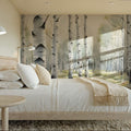 Spring Birch Mural Wallpaper - room preview 02