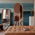 Ocean Swell Mural Wallpaper - room preview 02