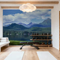 Crystalline Alpine Mirror Mural Wallpaper - room preview 02