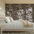 Wildflower Meadow, Dark Mural Wallpaper - room preview 02