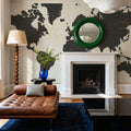 Kami Map I Mural Wallpaper - room preview 02