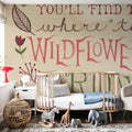 Floralscape Fairies V Mural Wallpaper - room preview 02