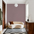 Knitted Brown Mural Wallpaper - room preview 02