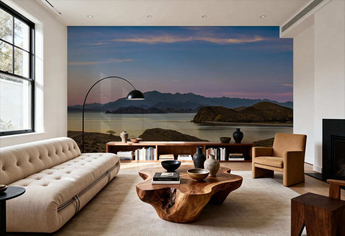 Baja Coastline Mural Wallpaper - room preview 02