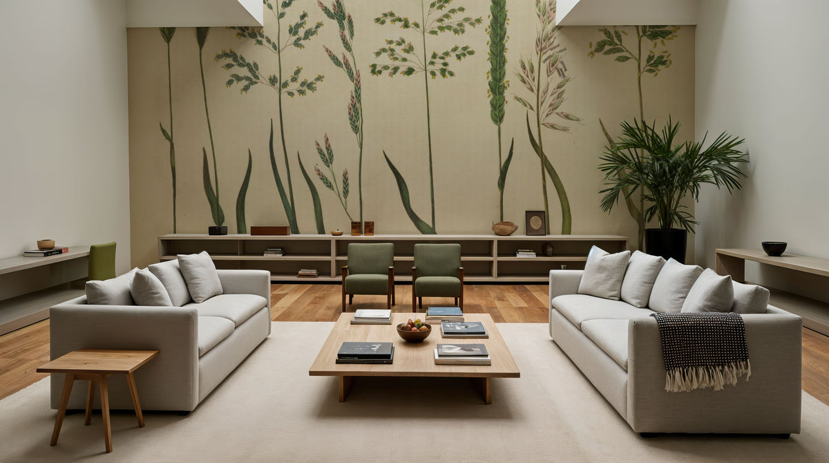 Herbal Botanical VII Mural Wallpaper - room preview 02