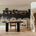 Newport Wales Skyline Concrete Mural Wallpaper - room preview 02