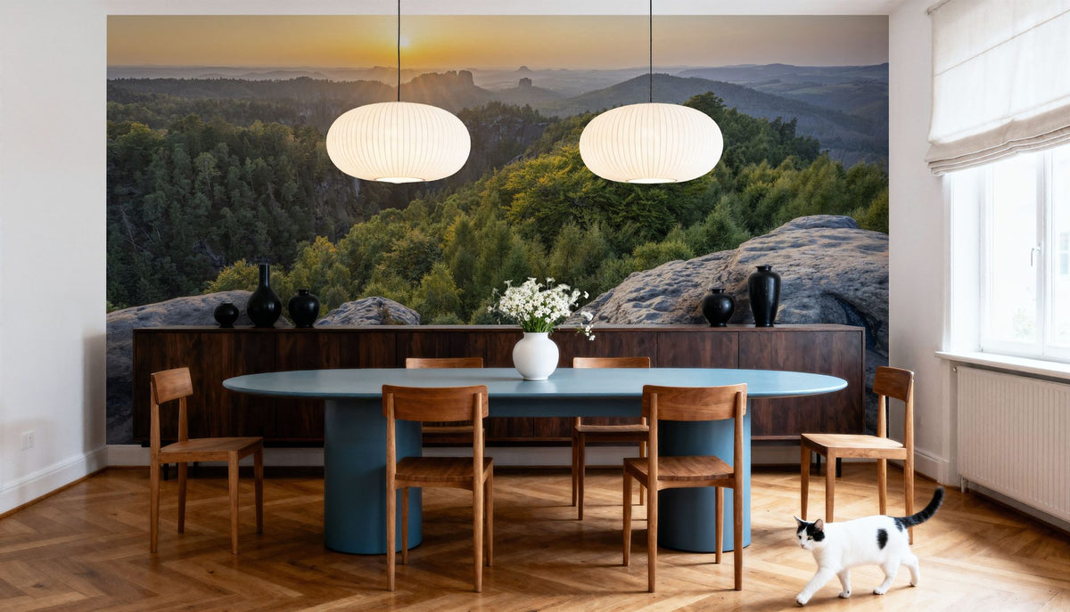 Carolafelsen Sunset Mural Wallpaper - room preview 02