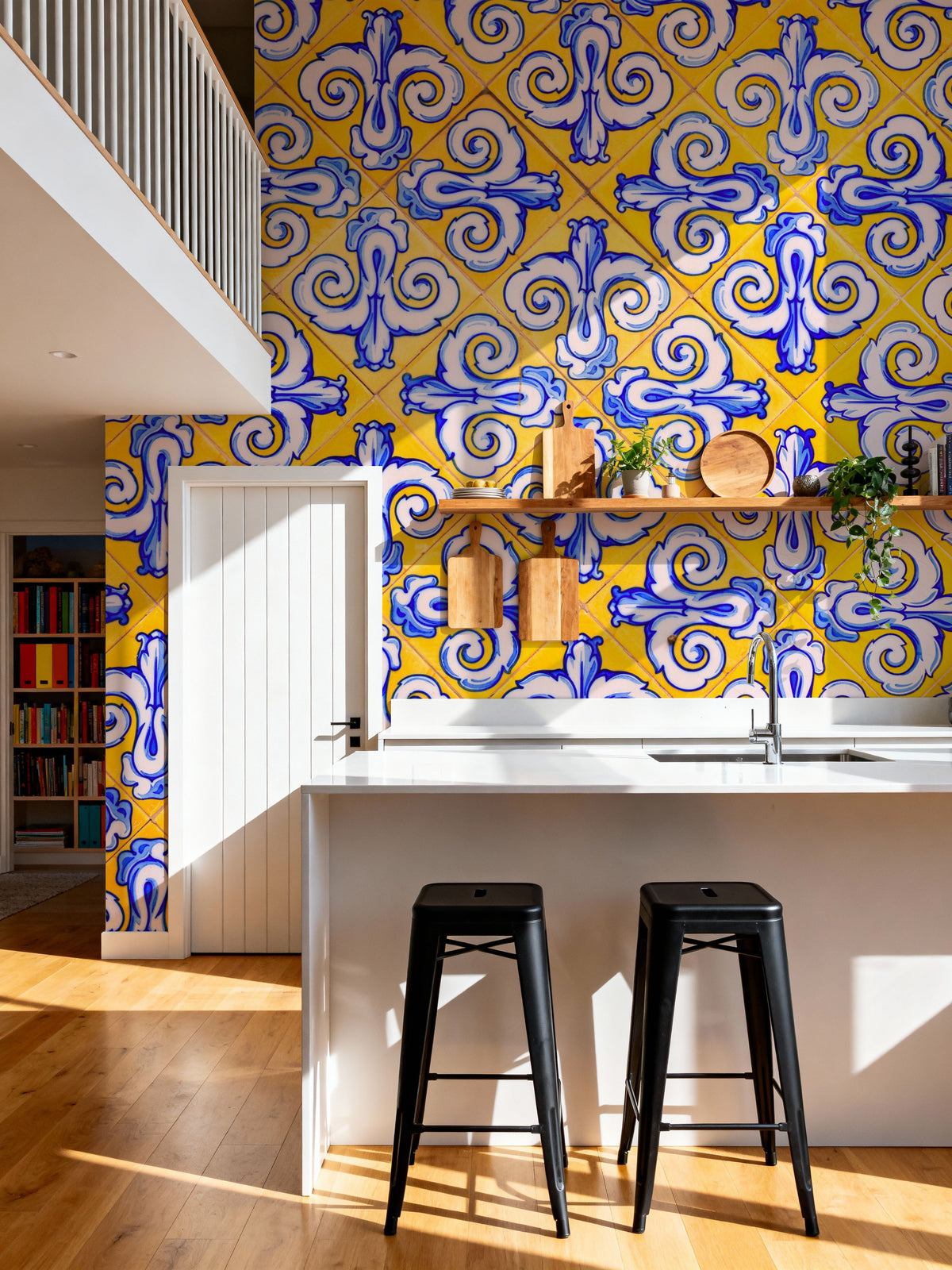 Valencia Tiles Mural Wallpaper - room preview 02