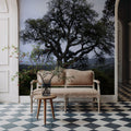 The Old Tree Mural Wallpaper - Neutral Tone - room preview 02