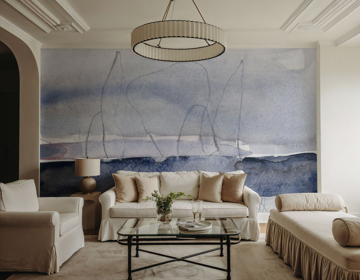 Grey Skies I Mural Wallpaper - room preview 02