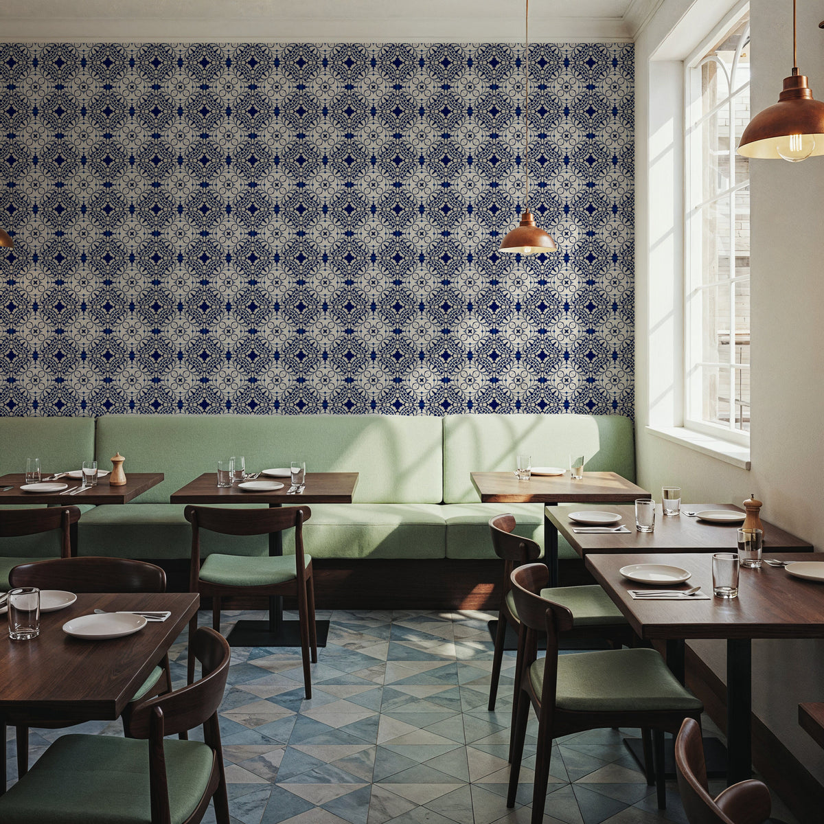 Nara Peony Buds Mural Wallpaper - room preview 02
