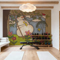 Seasonal Snowman VI Mural Wallpaper - room preview 02