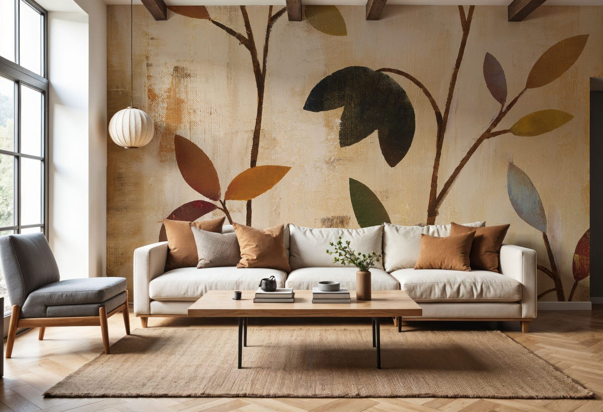 Branches At Sunrise V Mural Wallpaper - room preview 02