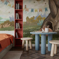 Oak Hill Slumber, October Mural Wallpaper - room preview 02