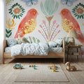 Wild Blooms III Mural Wallpaper - Light Tone - room preview 02