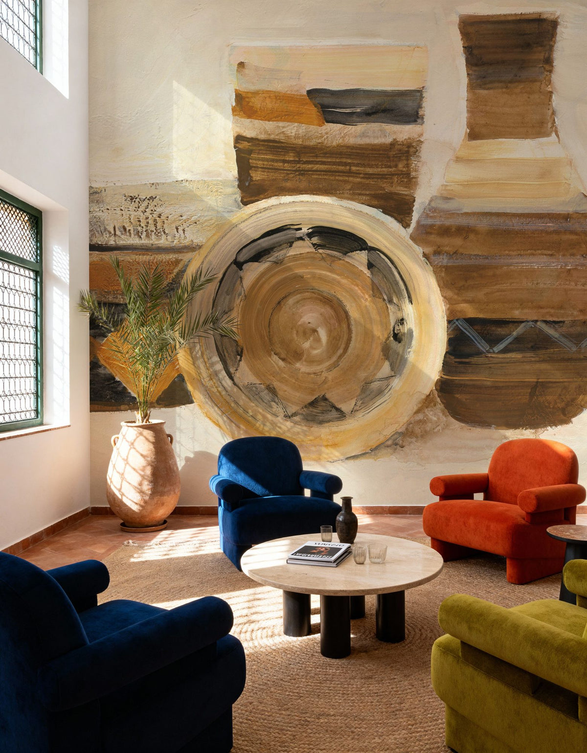 Desert Life Collected Mural Wallpaper - room preview 02