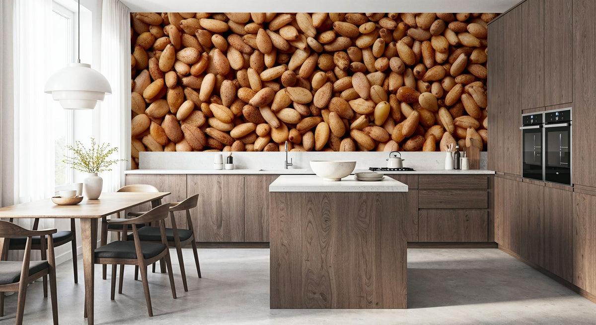 Pine Nut Harvest Mural Wallpaper - room preview 02