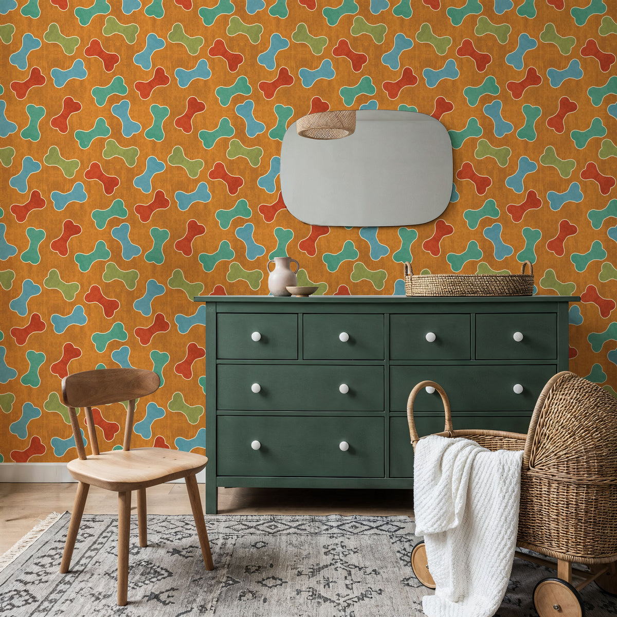 Mmmm Voff Mural Wallpaper - room preview 02