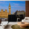 Big Ben Tower and Thames River Mural Wallpaper - room preview 02