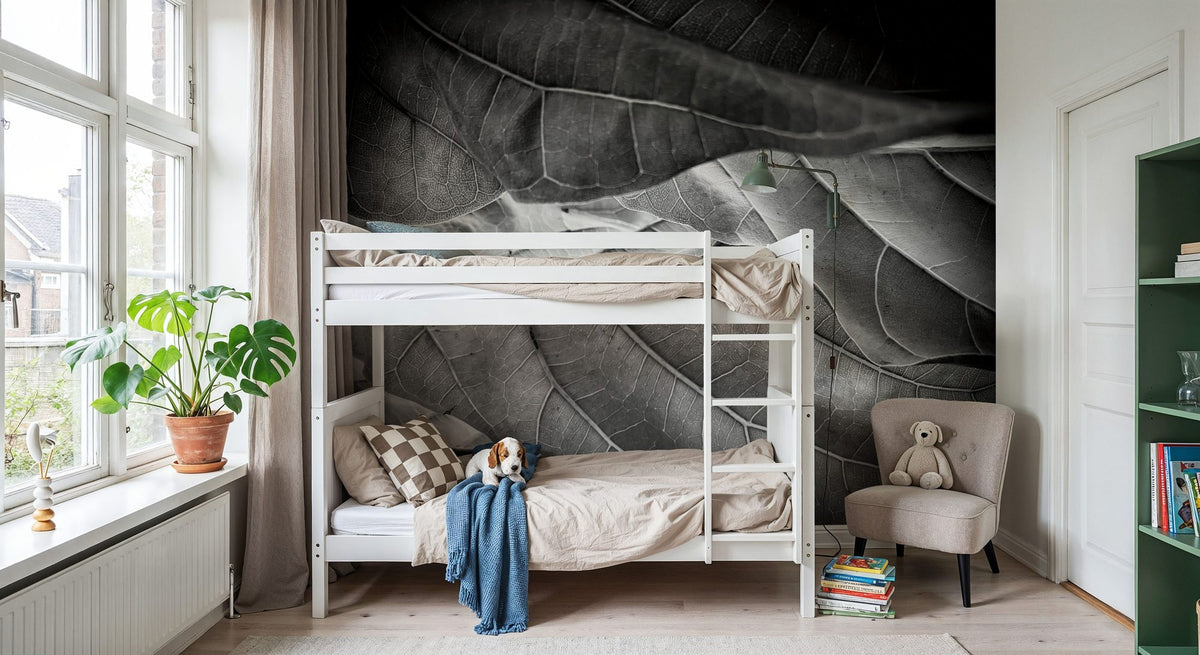Sunlit Leaf I Mural Wallpaper - room preview 02