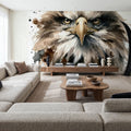 Eagle's Gaze Echoing Mural Wallpaper - room preview 02