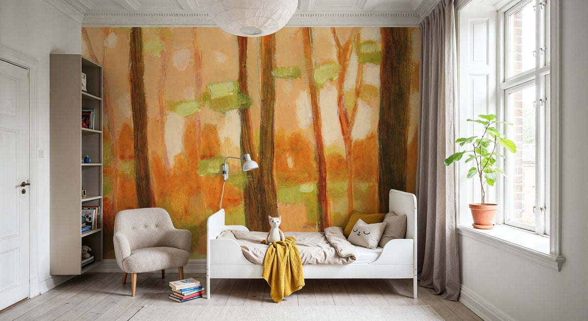 Forest Light II Mural Wallpaper - room preview 02