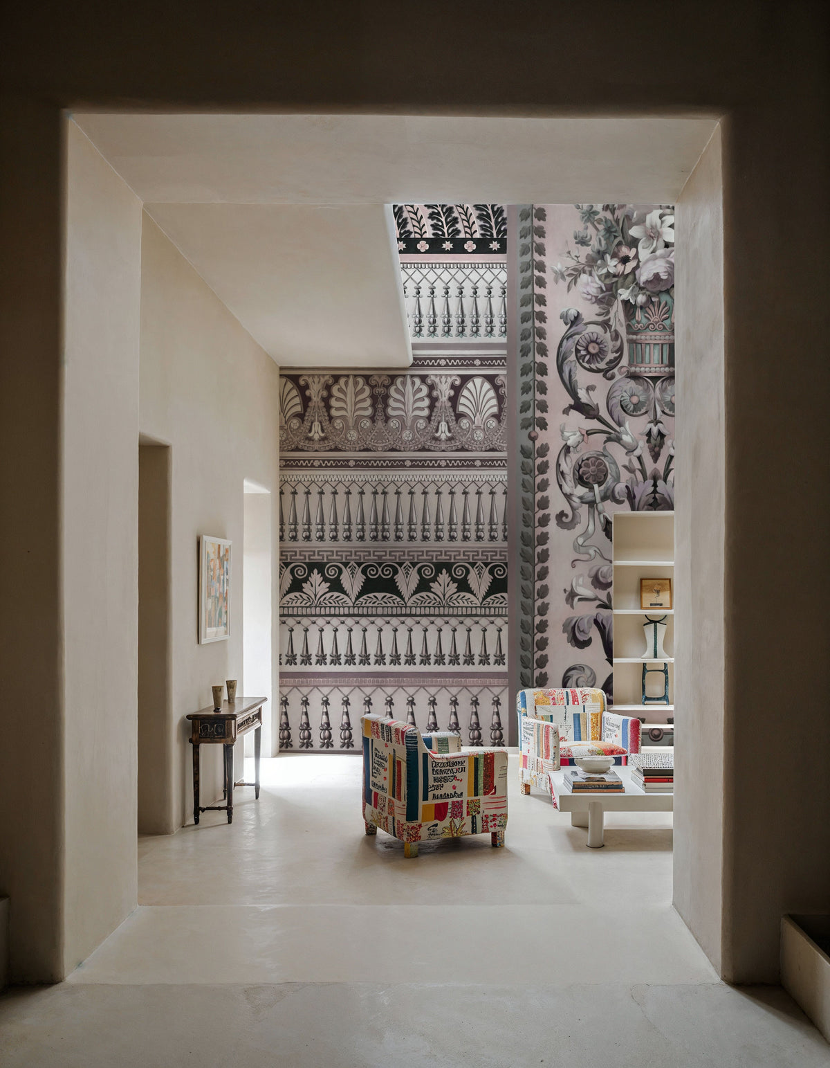 Flower Mountain, Rose Mural Wallpaper - room preview 02