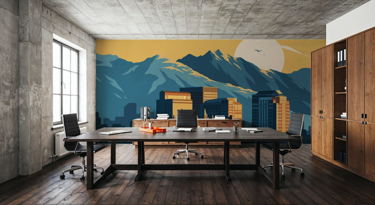 Travel Salt Lake City Mural Wallpaper - room preview 02