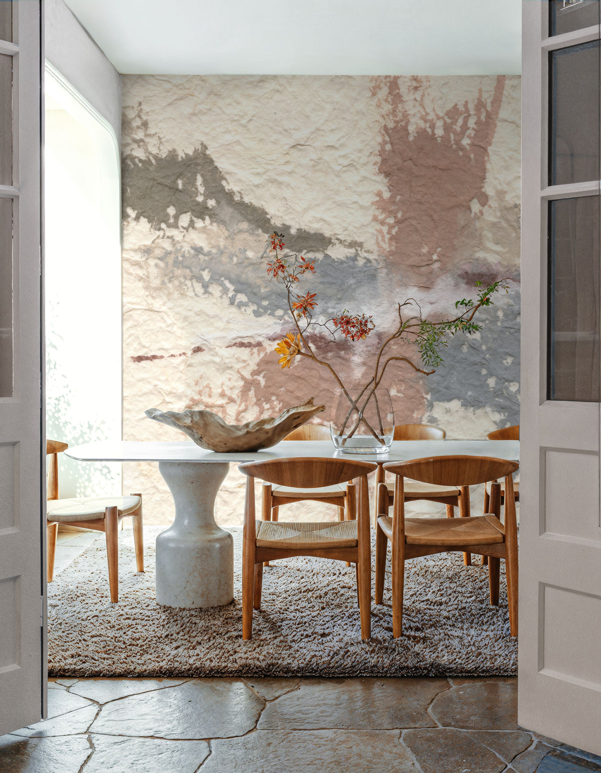 Tactile Simplicity IV Mural Wallpaper - room preview 02