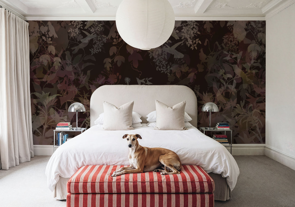 Watermark Birds Mural Wallpaper - room preview 02