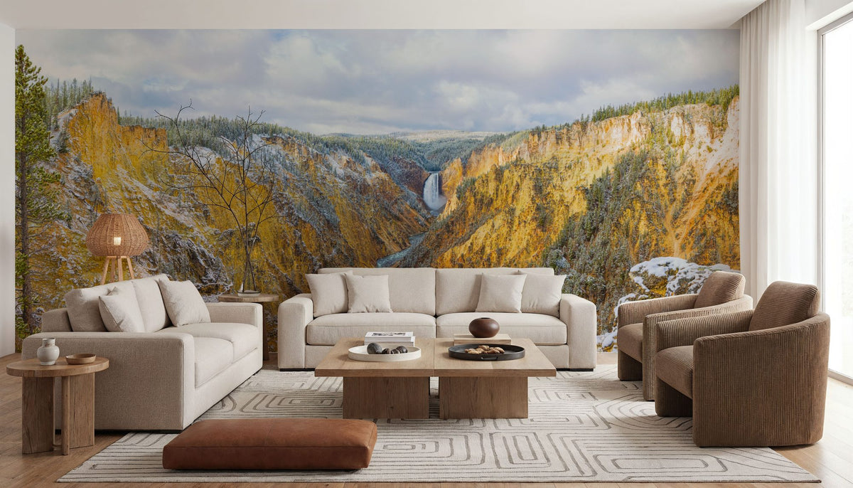Lower Falls Mural Wallpaper - room preview 02