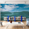 Floating in the Ocean Mural Wallpaper - room preview 02