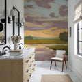 Lowcountry Sunset Mural Wallpaper - room preview 02
