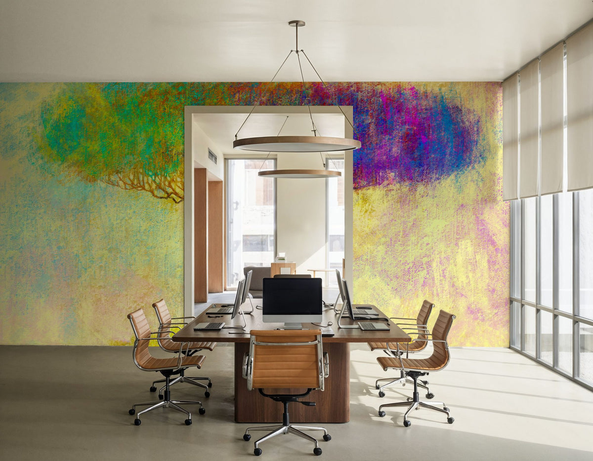 Rainbow Canopy Mural Wallpaper - room preview 02