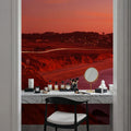 Sunset Coastal Journey Mural Wallpaper - room preview 02