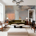 Beale Street Abstract II Crop Mural Wallpaper - room preview 02