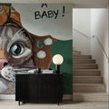 Just a Baby Cat Mural Wallpaper - room preview 02