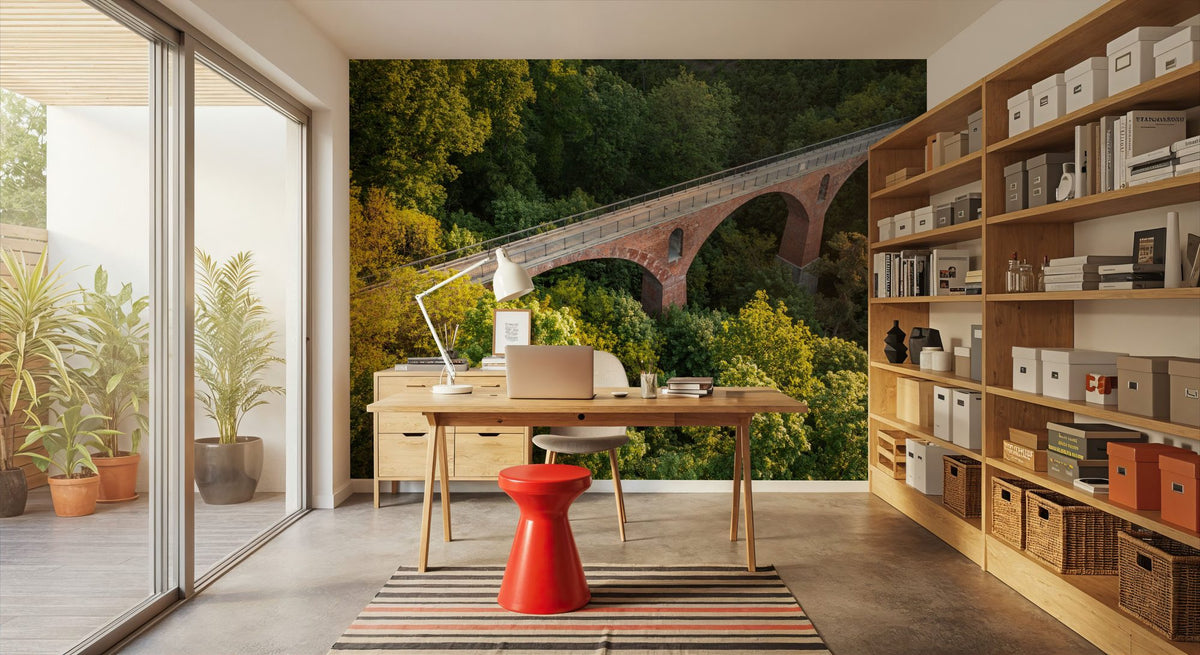 Dwellpaper Bridge to Home Mural Wallpaper image 2