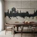 York England Skyline Concrete Mural Wallpaper - room preview 02