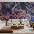 Tulips Feast, Purple Mural Wallpaper - room preview 02