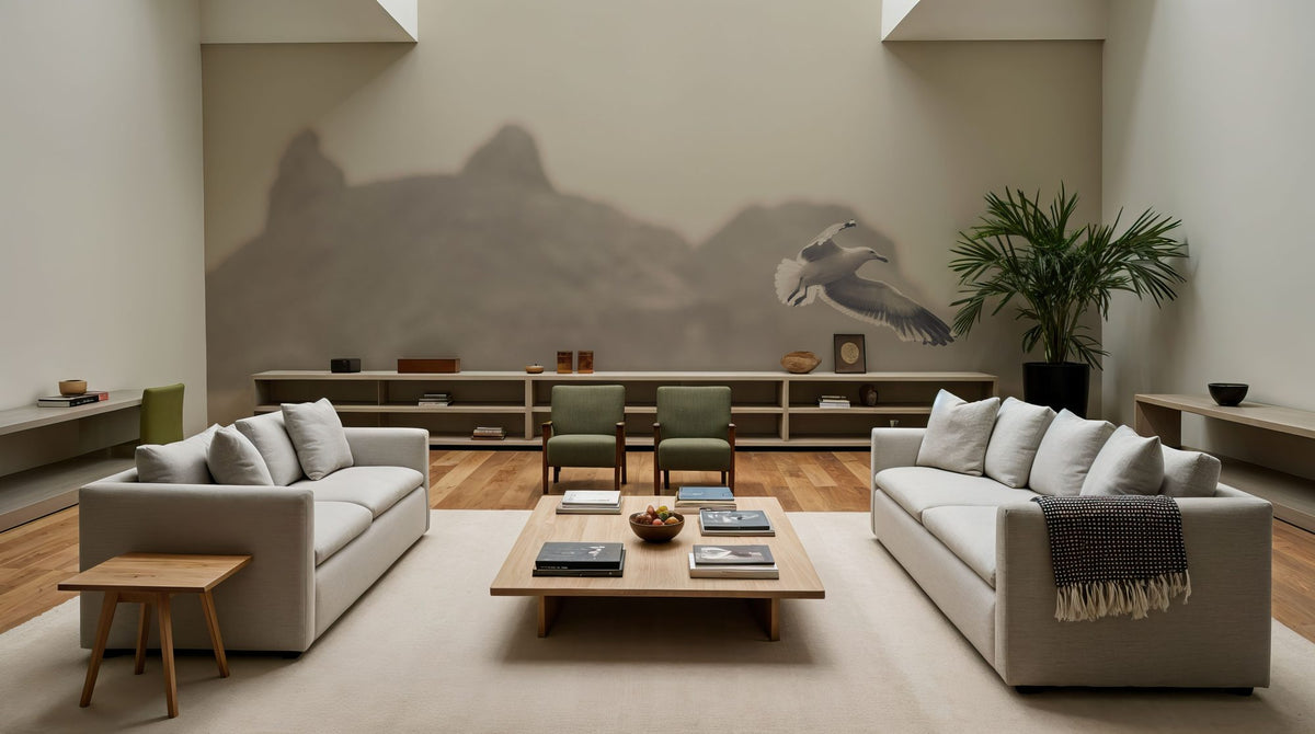 Oceanside Flight Mural Wallpaper - room preview 02