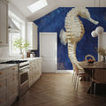 Treasures From the Sea Indigo I Mural Wallpaper - room preview 02