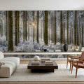 Winter Day Mural Wallpaper - room preview 02