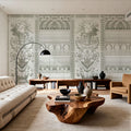 Flower Mountain, Sage Mural Wallpaper - room preview 02